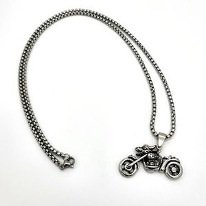 Stainless steel motorcycle necklace